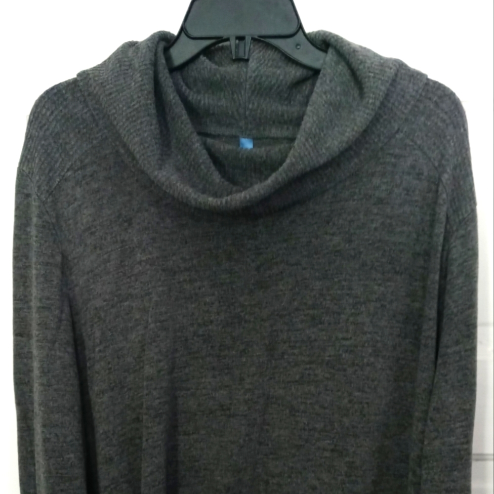 Charcoal Grey Cowl Neck Sweater